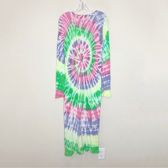 the elder statesman tie dye dress